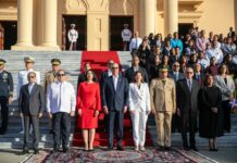 Presidente Abinader encabeza solemne acto con motivo del Día de la Bandera Nacional