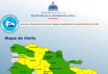 COE vuelve a colocar el Gran Santo Domingo y a otra 12 provincias en alerta amarilla