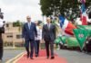 Presidente Abinader recibe en el Palacio Nacional al presidente de Honduras