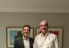 Presidente Abinader recibe en visita de cortesía al presidente de Google Cloud para América Latina