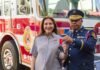 Carolina Mejía entrega dos camiones para fortalecer capacidad del Cuerpo de Bomberos del DN
